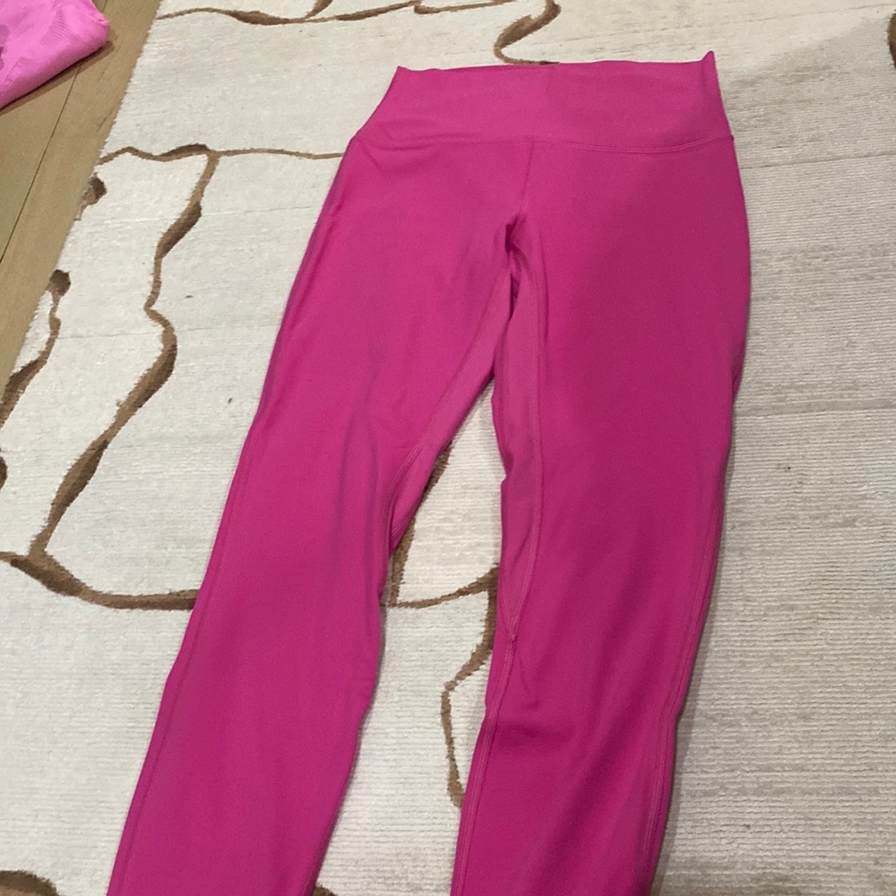 Sonic Pink align leggings 25 inch